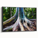 Black and white wall art featuring a vintage poster style landscape of Maui, ideal for bedroom ambiance, framed canvas.
