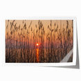 Extra large rolled print depicting Chesapeake Bay with muted blue and green tones, ideal for classy bathroom wall art.