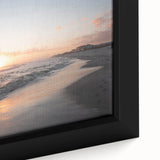 Extra large framed canvas featuring a textured Mississippi scenery in black with colorful art accents.