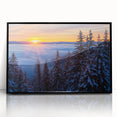 Large abstract wall art depicting Montana scenery in muted earth tones on a framed acrylic.