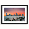 Extra large, textured abstract art print with colorful swirls on a framed canvas, ideal for living room decor.