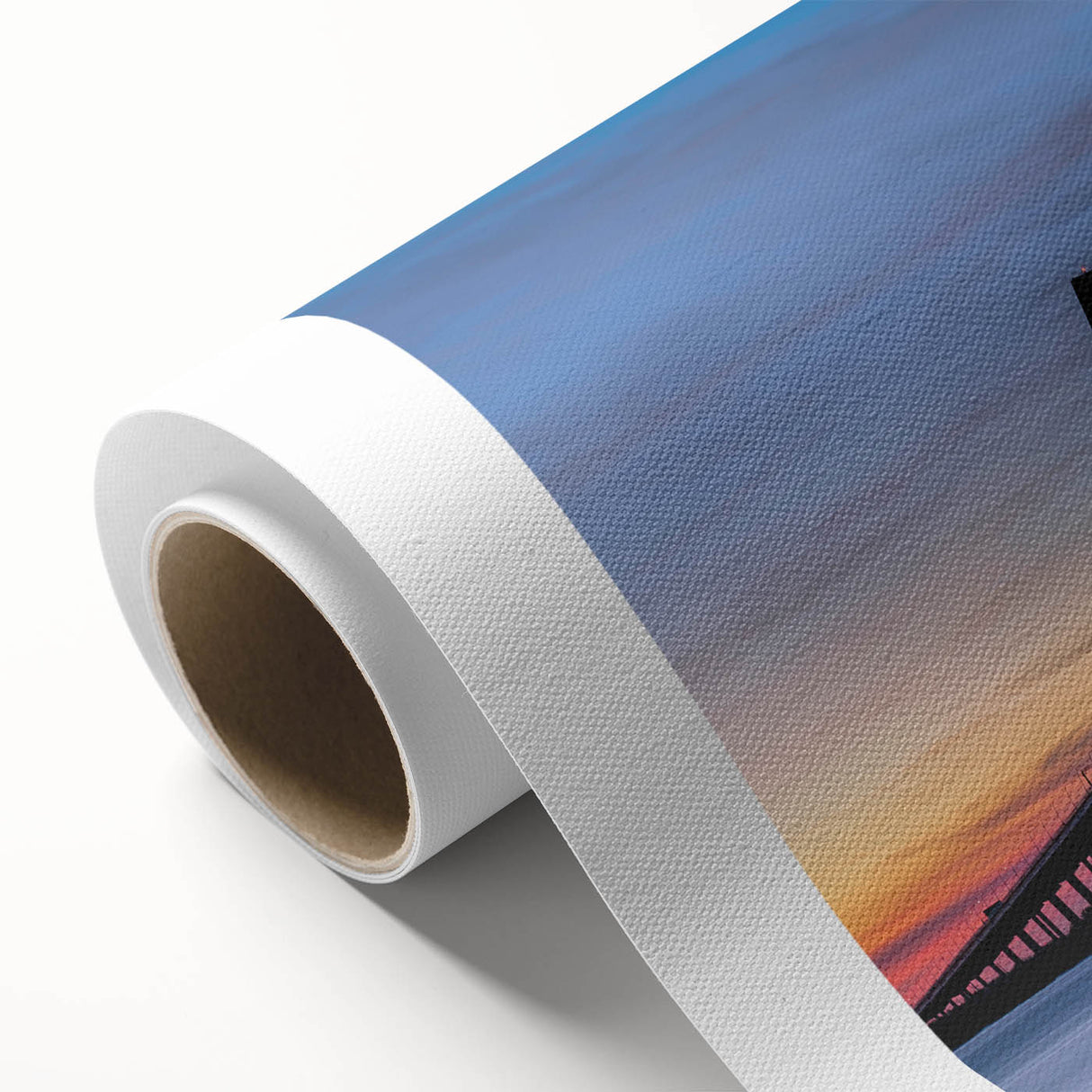 Art Deco poster of Charleston scenery in pastel shades on rolled canvas, ideal for nursery wall art.
