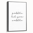 Black and white vintage landscape painting on framed canvas, ideal for bedroom decor.