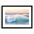 Extra large abstract art print featuring vibrant, colorful textures on a framed canvas, ideal for living room decor.
