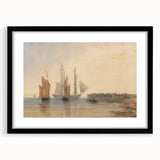 Romanticism Art - Entrance to Calais Harbour by David Cox Print