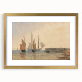 Romanticism Art - Entrance to Calais Harbour by David Cox Print