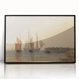 Romanticism Art - Entrance to Calais Harbour by David Cox Print