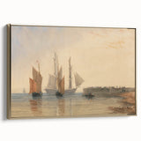 Romanticism Art - Entrance to Calais Harbour by David Cox Print