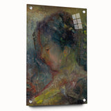 Expressionist Art - Abstract Portrait in Soft Vibrant Hues