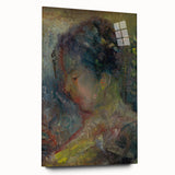 Expressionist Art - Abstract Portrait in Soft Vibrant Hues
