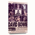 David Bowie First American Performance Retro Poster Art