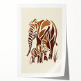 Boys Room Wall Art – Safari Elephant Family