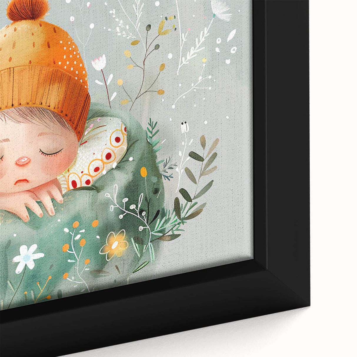 Dreamy Nap - Kids Room Wall Art Canvas and Framed Options