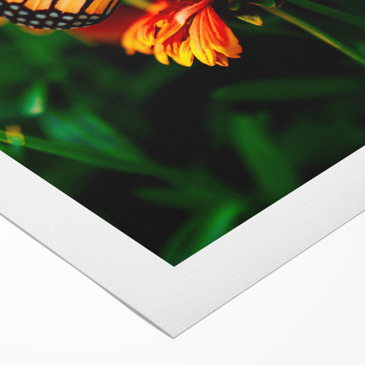 Art deco poster featuring a stylized spring scene in pastel shades on rolled canvas.