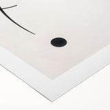 Minimalist Modern Art: Free Curve Design by Wassily Kandinsky