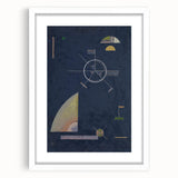 Modern Wall Art: Geometric Abstract Composition by Wassily Kandinsky
