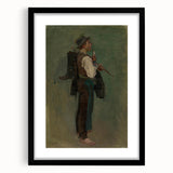 Romanticism Art - Young Man with Pipe by Ladislav Mednyánszky Print