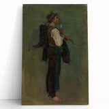 Romanticism Art - Young Man with Pipe by Ladislav Mednyánszky Print