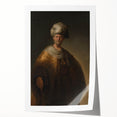Historical Baroque Art Print of a Turbaned Gentleman - Classic Wall Art
