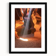 Black-framed landscape artwork featuring vibrant canyons, showcasing rich colors and intricate details, suitable for home decor and art enthusiasts.
