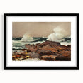 Eastern Point Realism Coastal Art Print - Winslow Homer Ocean Waves, 1900