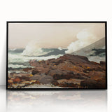 Eastern Point Realism Coastal Art Print - Winslow Homer Ocean Waves, 1900