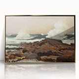 Eastern Point Realism Coastal Art Print - Winslow Homer Ocean Waves, 1900