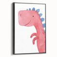 Smiling Dinosaur Boys Room Wall Art – Fun Kids Wall Art Prints