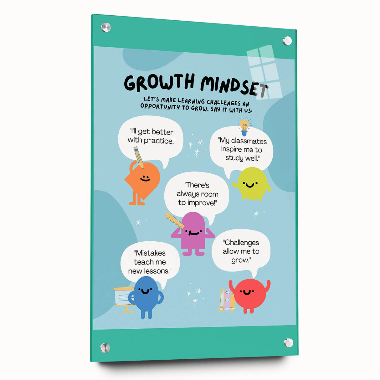 STEM Learning Wall Art - Growth Mindset Educational Print