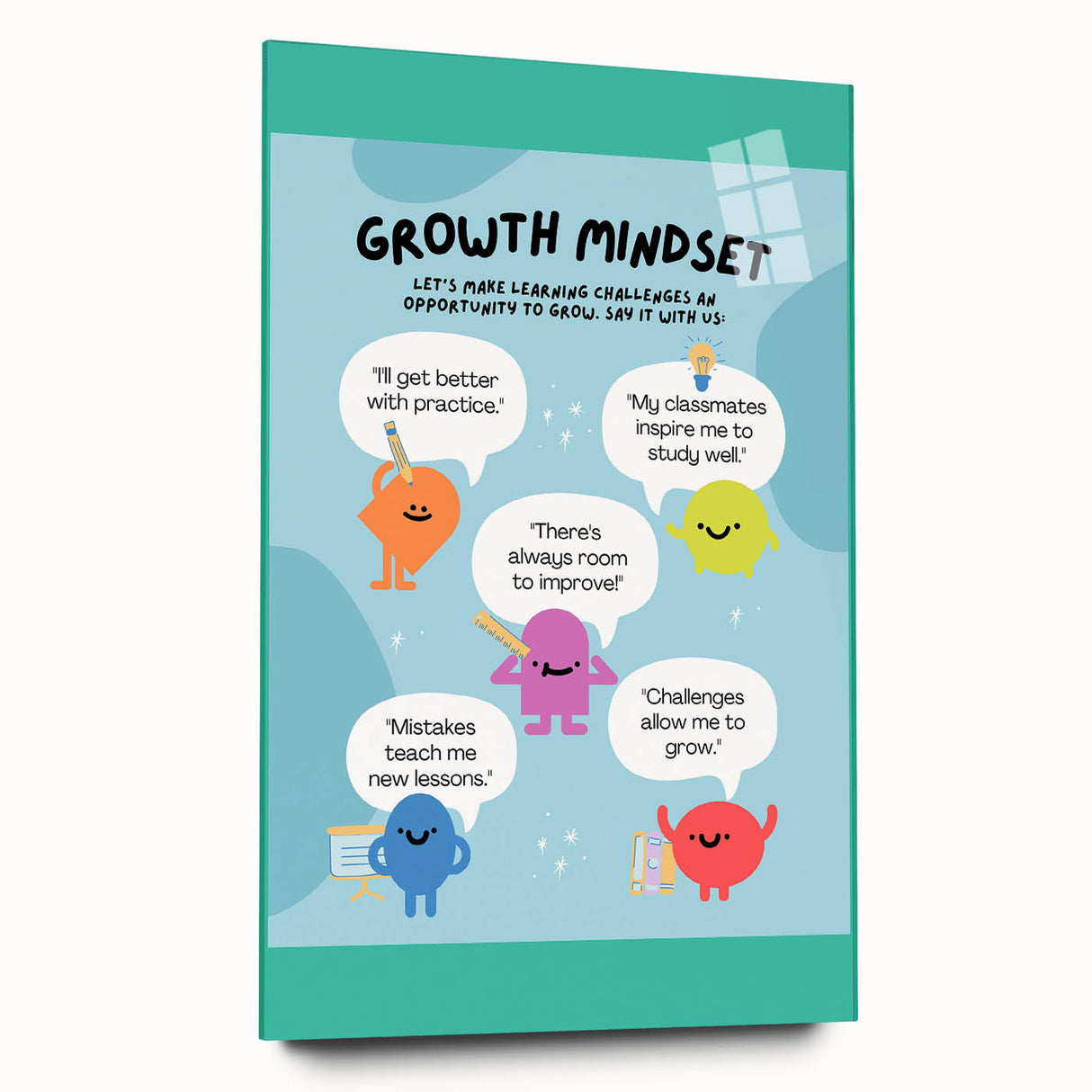 STEM Learning Wall Art - Growth Mindset Educational Print