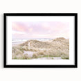 Extra large abstract art print featuring vibrant colors and textured patterns on a black framed canvas.