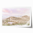 Extra large rolled canvas print featuring a floral design in vibrant summer hues, ideal for dining room wall art.
