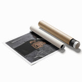 Abstract Modern Art: Dynamic Red, Blue, and Yellow Composition