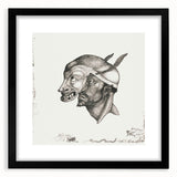 Modern Wall Art – Paul Klee’s "Komiker" in Intricate Monochrome