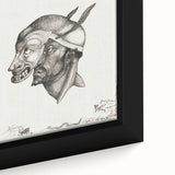 Modern Wall Art – Paul Klee’s "Komiker" in Intricate Monochrome