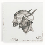 Modern Wall Art – Paul Klee’s "Komiker" in Intricate Monochrome