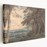 Romanticism Art - Windsor Landscape View Print