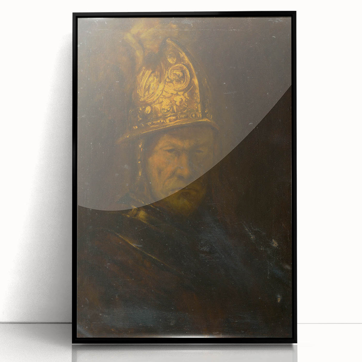 Baroque Art Portrait of a Warrior - Classic Antique Art Print