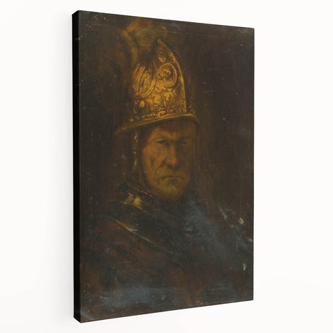Baroque Art Portrait of a Warrior - Classic Antique Art Print