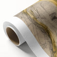 Expressionist Art - Sketch Portrait with Golden Highlights