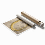 Expressionist Art - Sketch Portrait with Golden Highlights