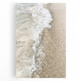 Large black and white abstract design on stretched canvas, ideal for kitchen wall art.