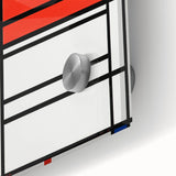 Modern Wall Art – Piet Mondrian’s Composition No. 4 in Red and Blue