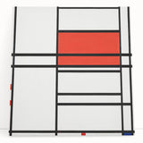 Modern Wall Art – Piet Mondrian’s Composition No. 4 in Red and Blue