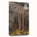 Modern Spruce Forest Wall Art - Abstract Contemporary Art Prints