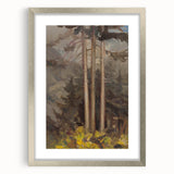 Modern Spruce Forest Wall Art - Abstract Contemporary Art Prints