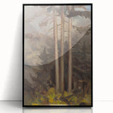 Modern Spruce Forest Wall Art - Abstract Contemporary Art Prints