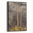 Modern Spruce Forest Wall Art - Abstract Contemporary Art Prints