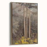Modern Spruce Forest Wall Art - Abstract Contemporary Art Prints