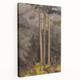 Modern Spruce Forest Wall Art - Abstract Contemporary Art Prints